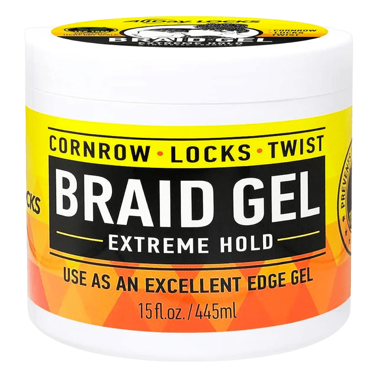 AllDay Locks Braid Gel Extreme Hold 15oz