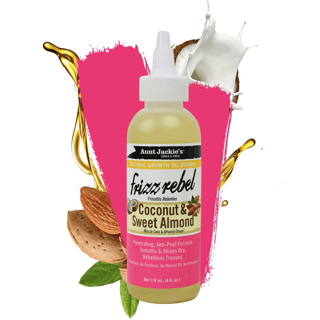 AUNT JACKIE'S FRIZZ REBEL HUILE DE COCO ET AMANDE DOUCE 177ML