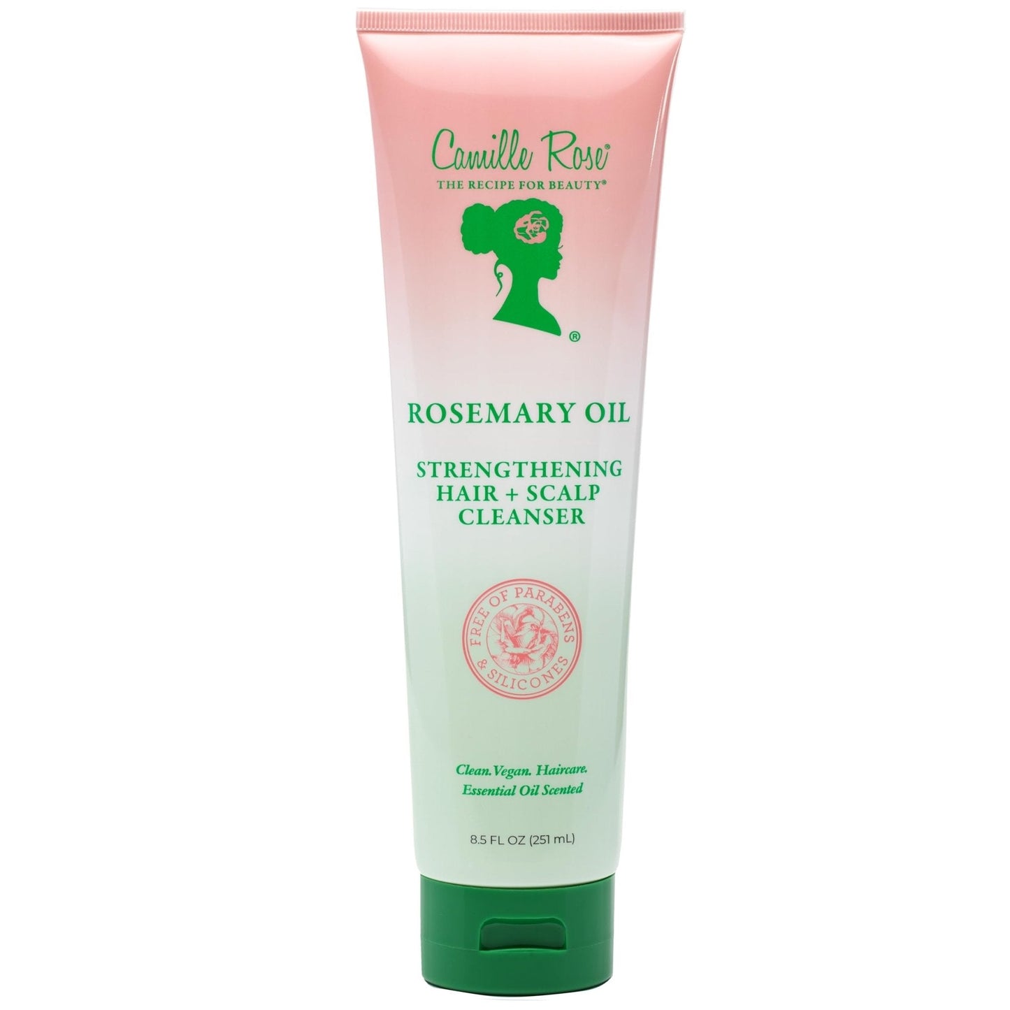 NETTOYANT CHEVEUX ET CUIR CHEVELU FORTIFIANT À L'HUILE DE ROMARIN CAMILLE ROSE 250ML