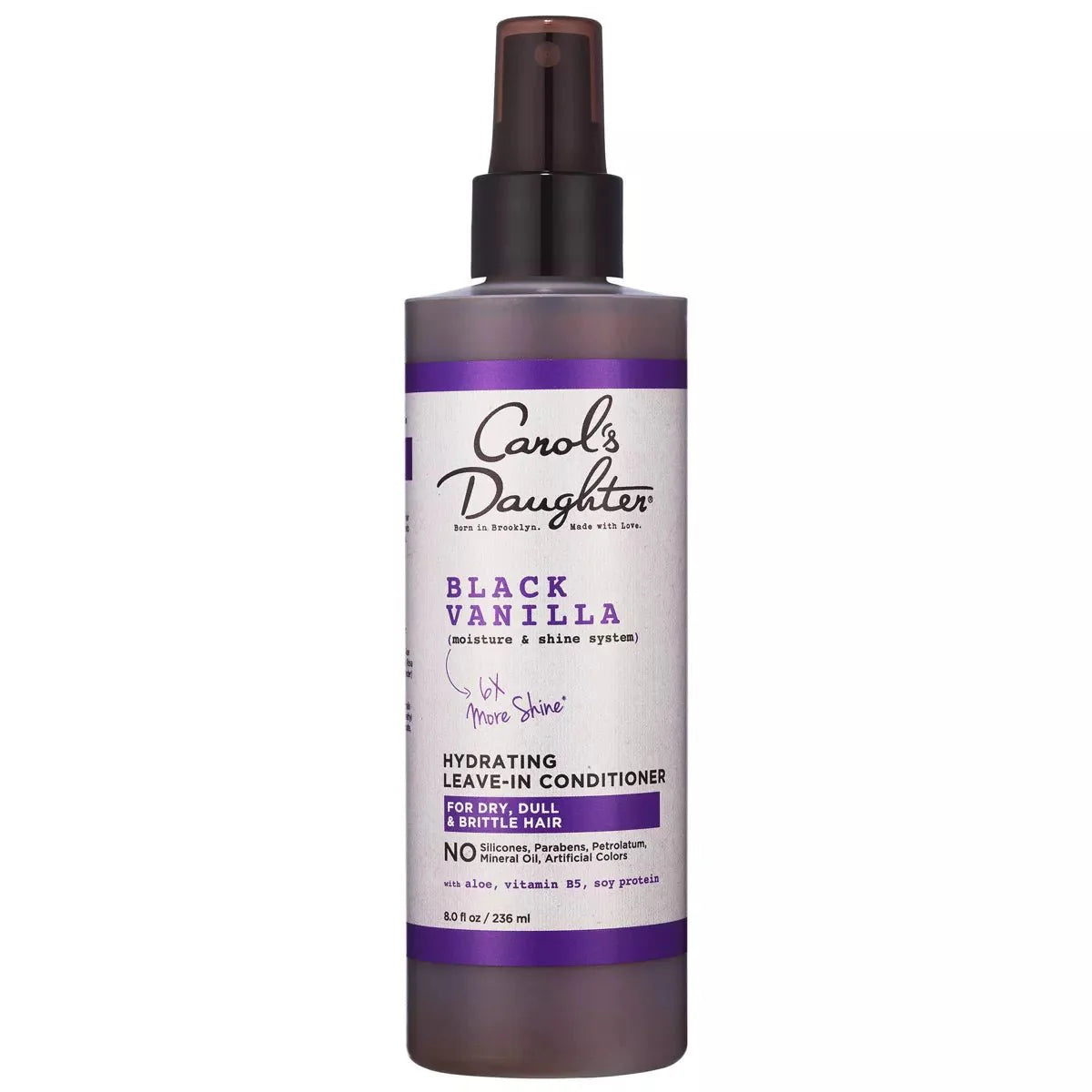 CAROL'S DAUGHTER Après-shampoing sans rinçage hydratant et brillant Black Vanilla pour cheveux secs 236 ml