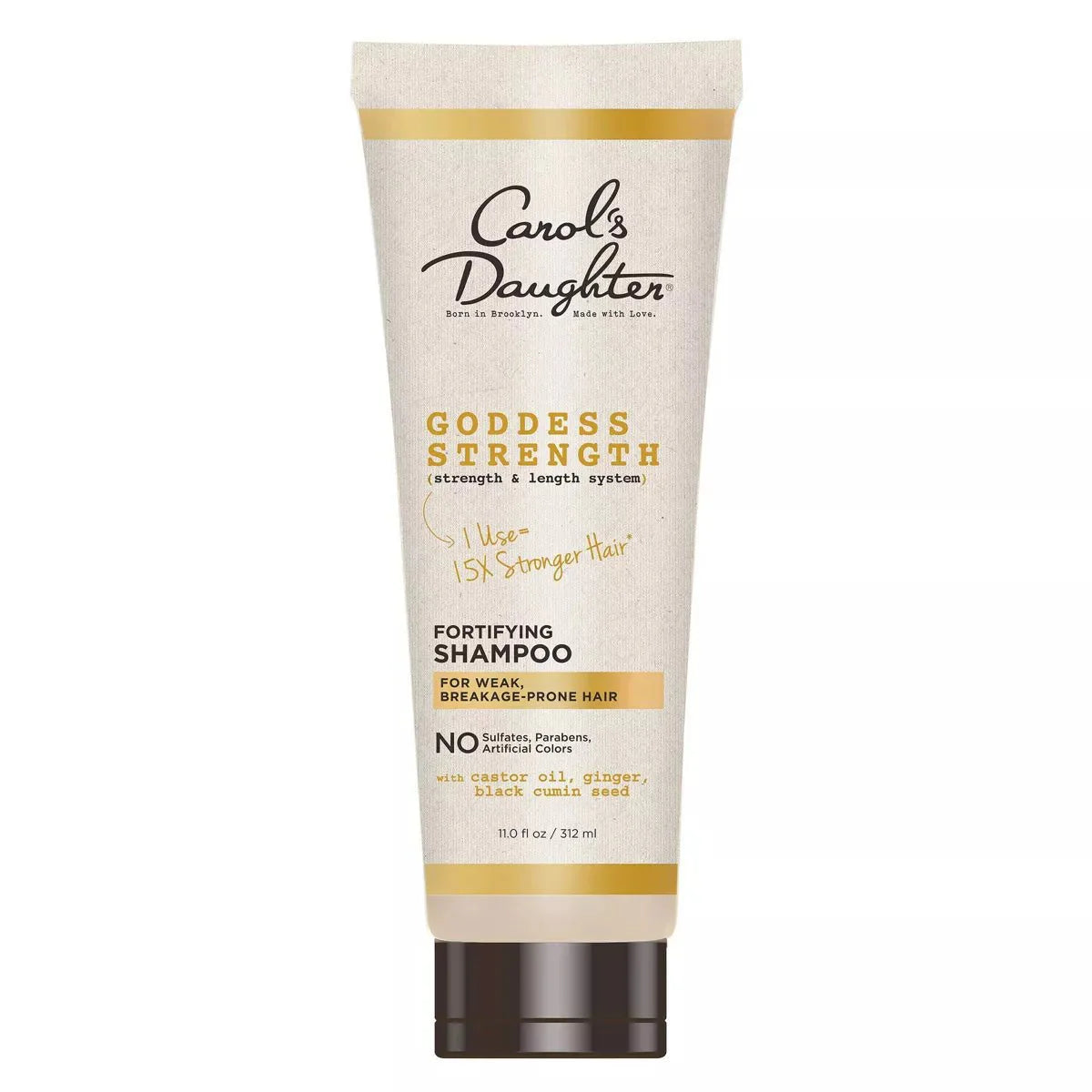 Shampooing Fortifiant Goddess Strength de CAROL'S DAUGHTER à l'Huile de Ricin 11OZ