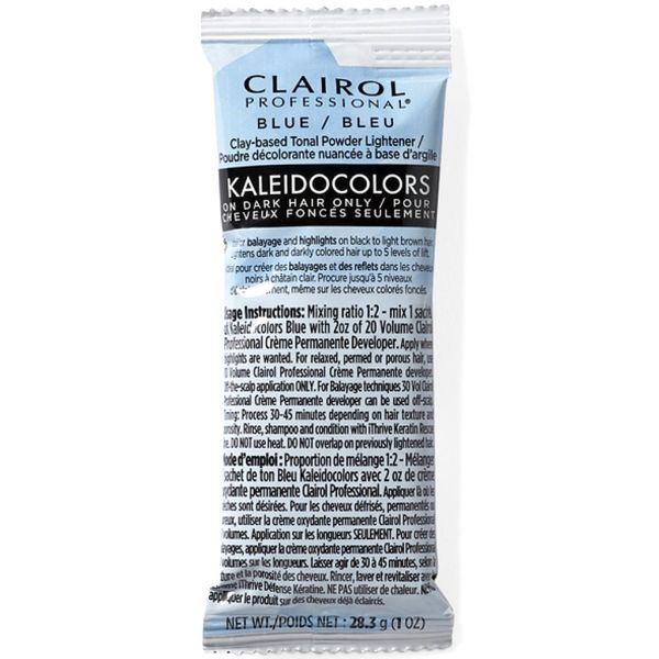 CLAIROL PROFESSIONAL KALEIDOCOLORS POUDRE DÉCOLORANTE BLEUE 1OZ
