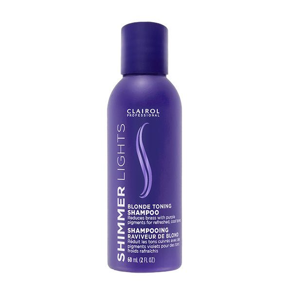 CLAIROL PROFESSIONAL SHAMPOOING DÉJAUNISSEUR BLONDE TONING SHIMMER LIGHTS 2 OZ