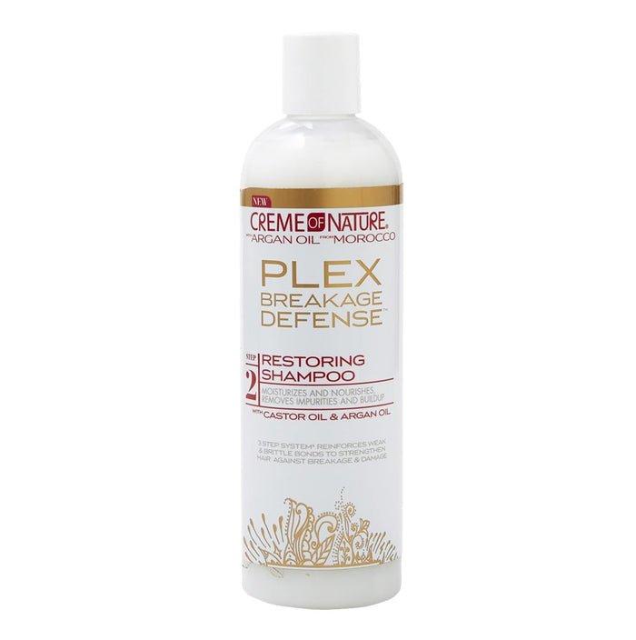 CREME OF NATURE Shampooing Réparateur à l'Huile d'Argan PLEX 355 ml