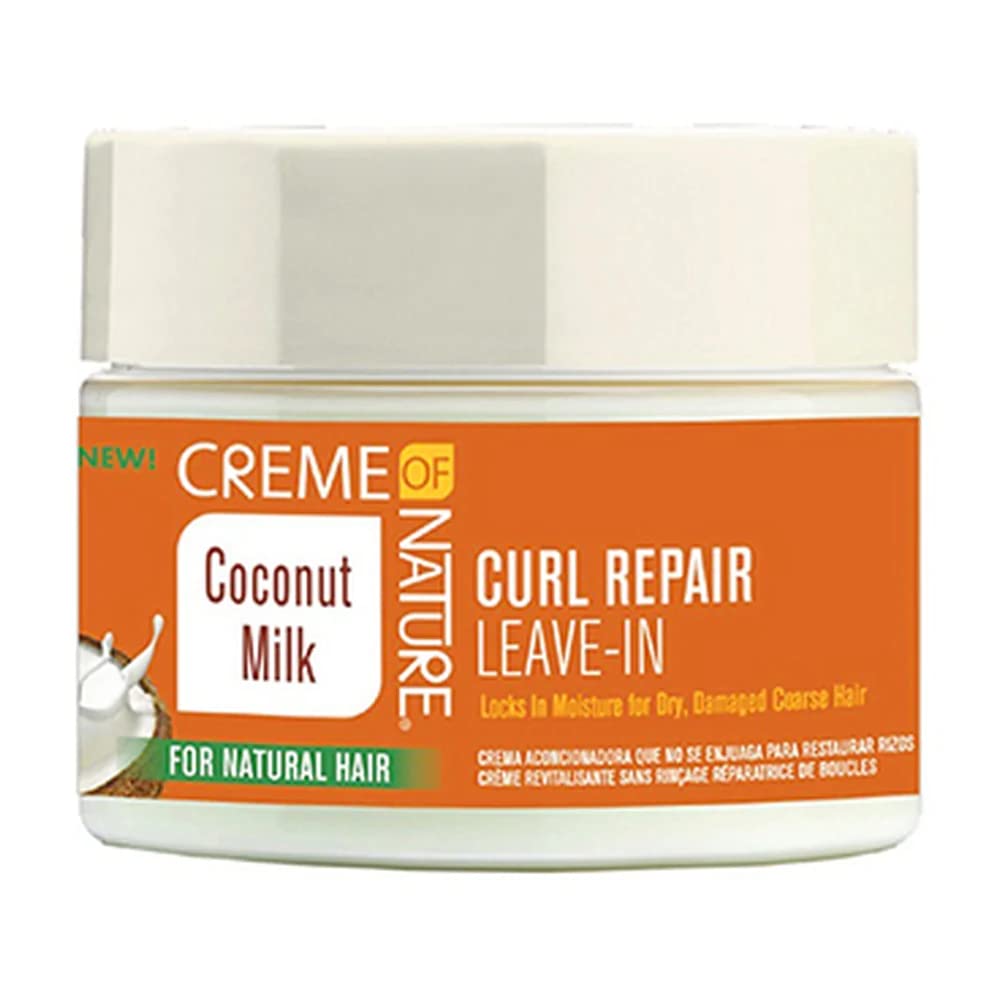 CRÈME OF NATURE LAIT DE COCO RÉPARATEUR BOUCLES SANS RINCAGE 340ML
