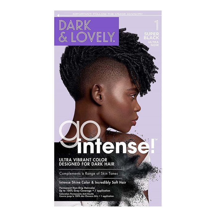 DARK & LOVELY GO INTENSE - 1 SUPER NOIR