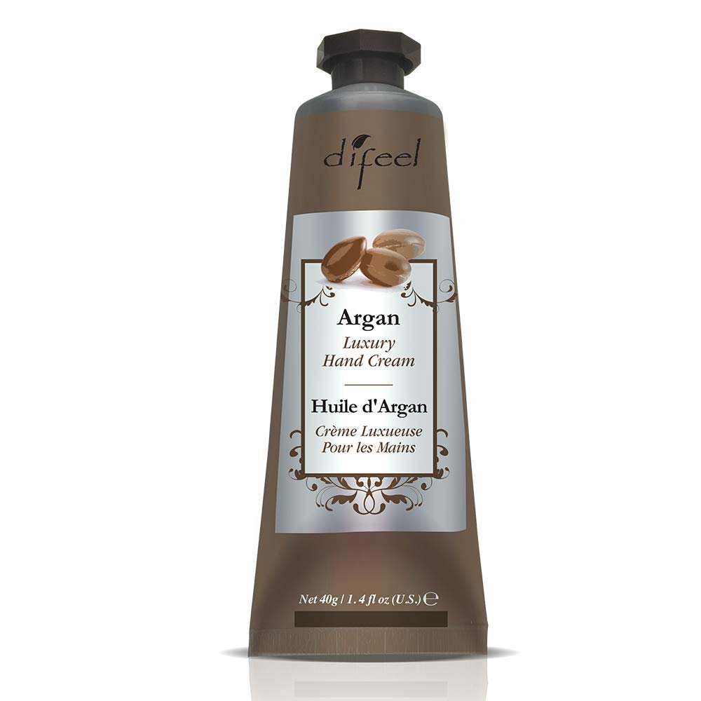 Crème Mains Hydratante de Luxe DIFEEL - Huile d'Argan pour Peaux Sèches 40 g.