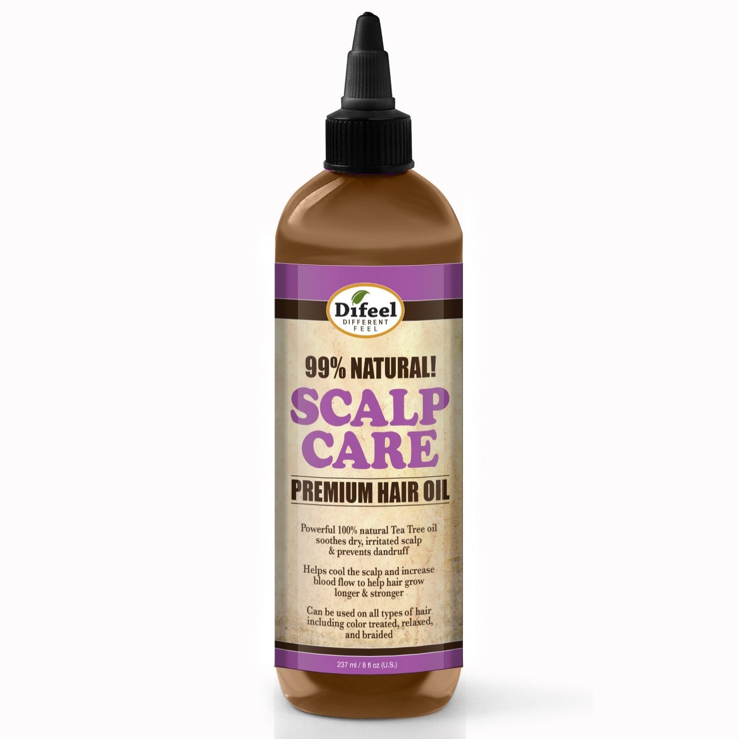 Huile Capillaire Naturelle Premium DIFEEL - Soin du Cuir Chevelu 236 ml