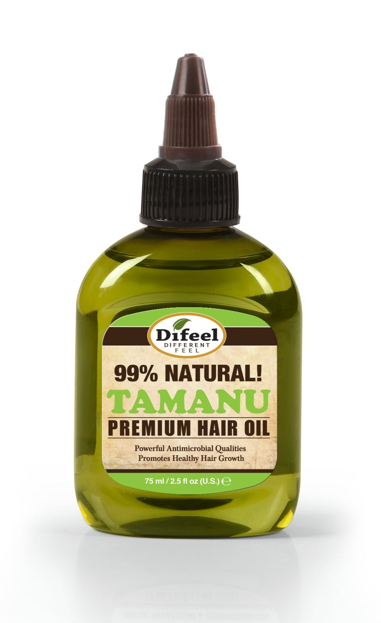 DIFEEL Huile Capillaire Naturelle Premium - Huile de Tamanu 75 ml
