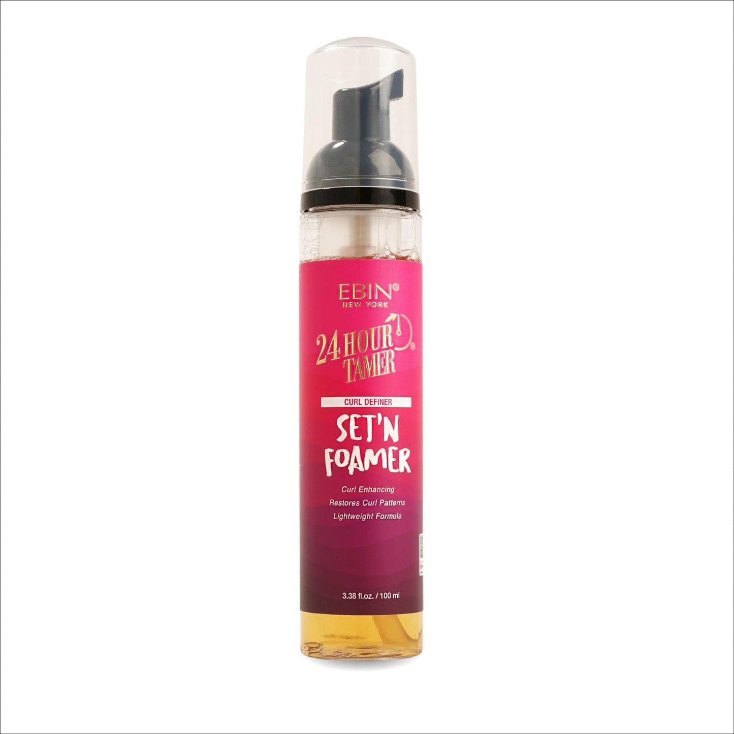 EBIN CURL DEFINER 24 HOUR TAMER SET'N FOAMER 100ML