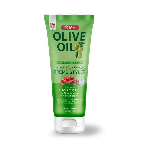 ORS Olive Oil Fix-it No-grease Creme Styler Infused with Castor Oil for Strengthening & Moisturization 5.0OZ
