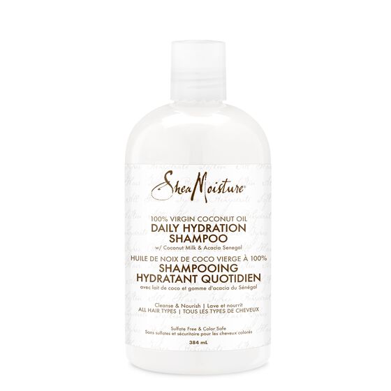 Shampooing Hydratation Quotidienne Huile de Coco 100% Vierge SHEAMOISTURE 384ml