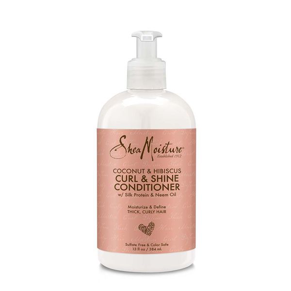 SHEAMOISTURE Après-shampoing Noix de Coco & Hibiscus Boucles et Brillance 384ml