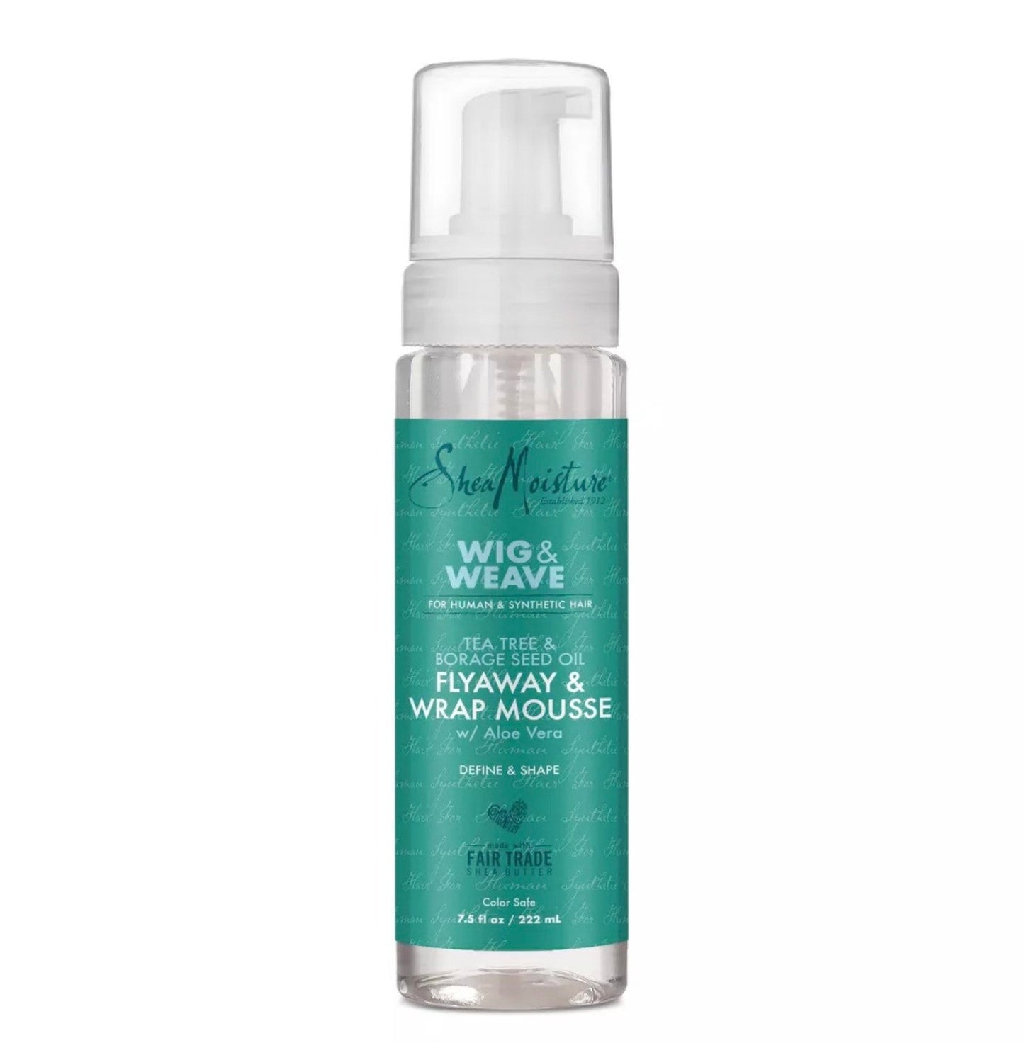 SHEAMOISTURE Mousse Coiffante Perruques et Tissages Anti-Frizz et Fixation 220 ml