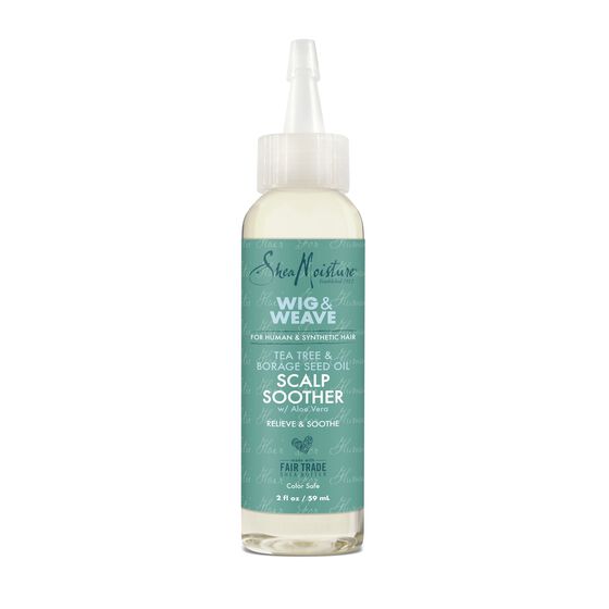 APAISANT CUIR CHEVELU ARBRE À THÉ ET HUILE DE GRAINES SHEAMOISTURE POUR PERRUQUES ET TISSAGES 59 ML