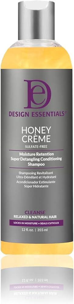 DESIGN ESSENTIALS SHAMPOOING ET REVITALISANT MIEL CRÈME 12OZ