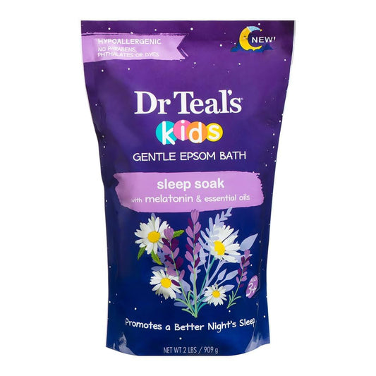 DR TEAL'S KIDS BAIN MOUSSANT DOUX AU SEL D'EPSOM POUR LE SOMMEIL 907G