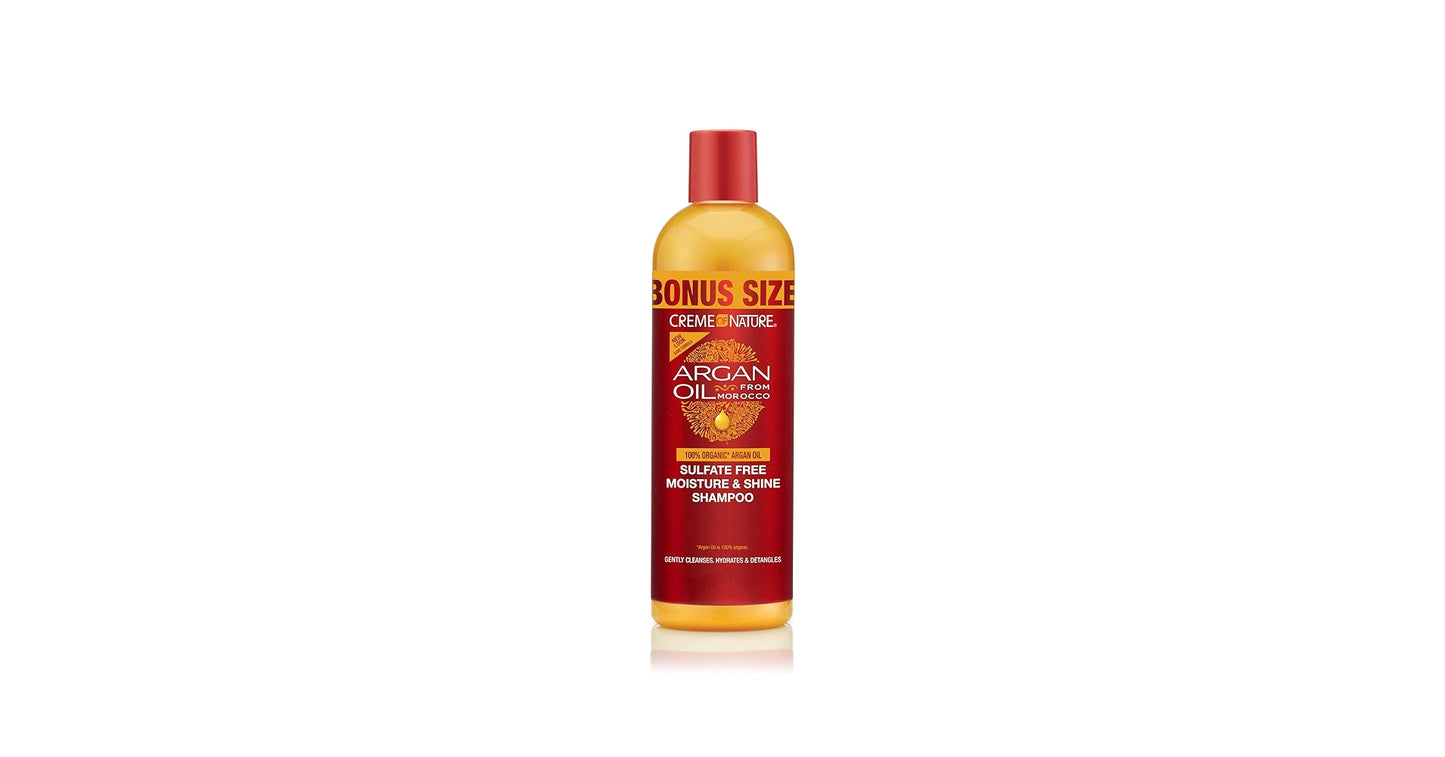 CREME OF NATURE SULFATE FREE MOISTURE & SHINE SHAMPOO 15.2OZ