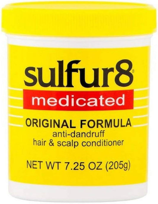 SULFUR 8 FORMULE ORIGINALE REVITALISANT ANTIPELLICULAIRE CHEVEUX ET CUIR CHEVELU 7.5OZ