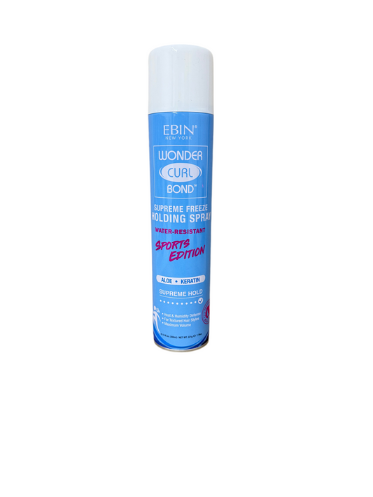 EBIN NEW YORK WONDER CURL BOND SUPREME SPRAY FIXANT EXTRÊME - ÉDITION SPORT 7.79OZ