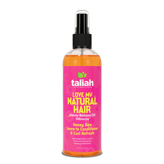 APRÈS-SHAMPOOING SANS RINÇAGE ET RAFRAÎCHISSANT DE BOUCLES AU MIEL DE ROSÉE TALIAH WAAJID