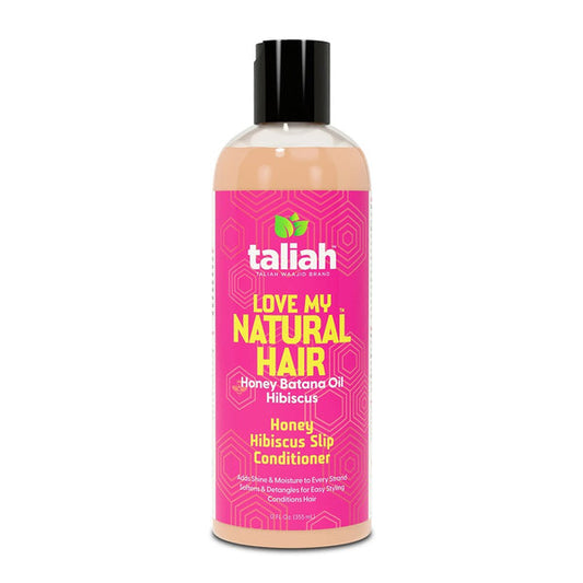 TALIAH WAAJID LOVE MY NATURAL HAIR APRÈS-SHAMPOOING DÉMÊLANT AU MIEL ET À L'HIBISCUS 355ML