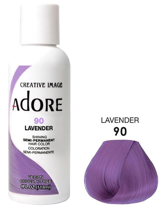 COLORATION SEMI-PERMANENTE ADORE - 90 LAVANDE 118ML
