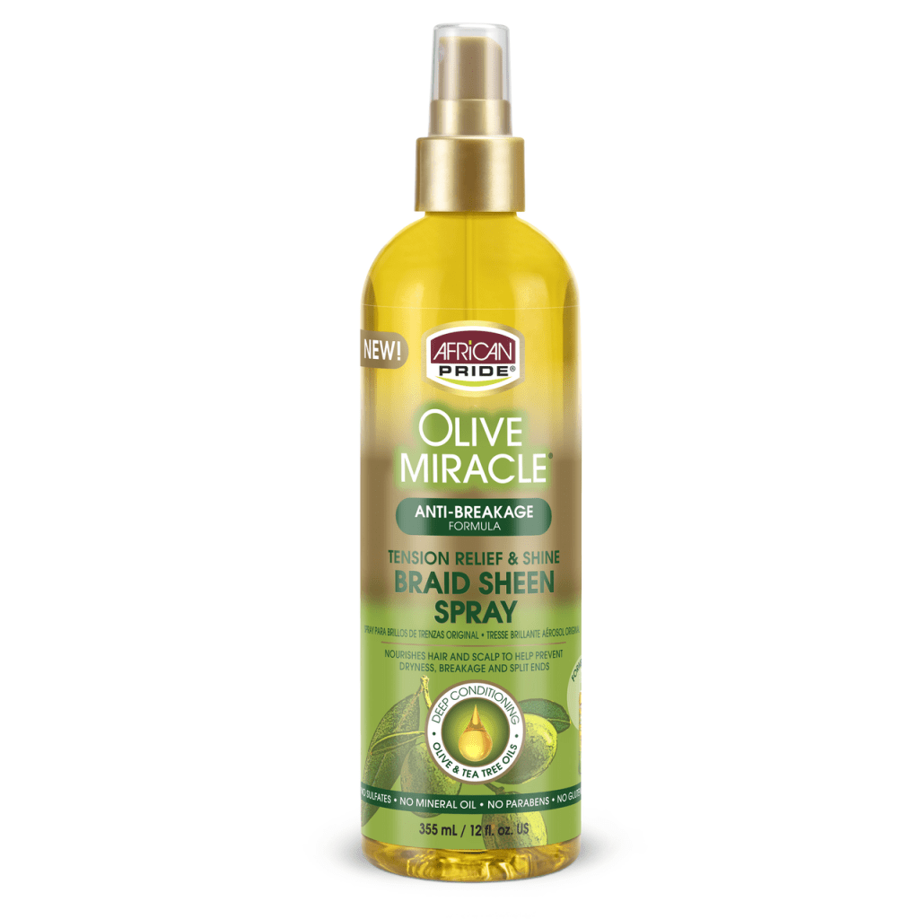 AFRICAN PRIDE SPRAY BRILLANCE POUR TRESSES CLASSIQUE 12OZ