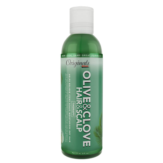 AFRICA'S BEST HUILE D'OLIVE & CLOU DE GIROFLE THÉRAPIE CHEVEUX&CUIR CHEVELU 6OZ