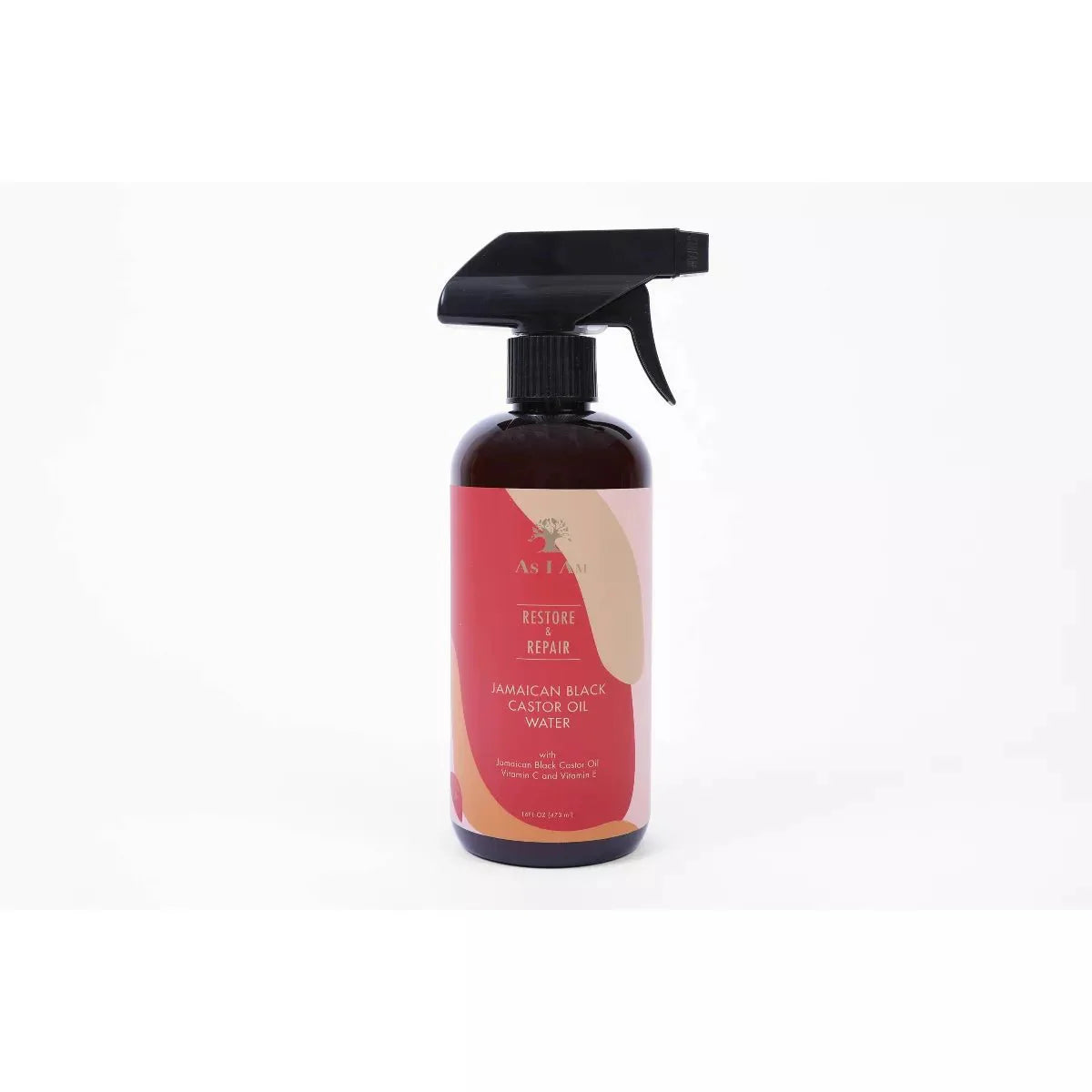 AS I AM HUILE DE RICIN NOIRE DE JAMAÏQUE EAU 473ML