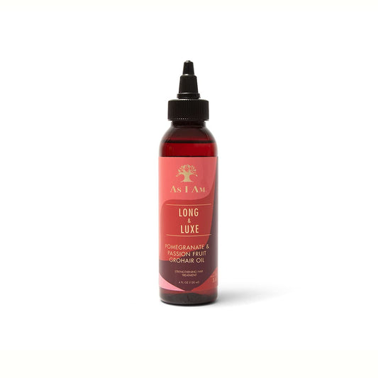 AS I AM LONG HUILE CAPILLAIRE LUX GROHAIR 4OZ