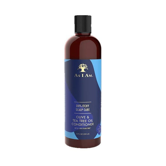 AS I AM DÉMÊLANT HUILE D'OLIVE & ARBRE À THÉ 355 ml