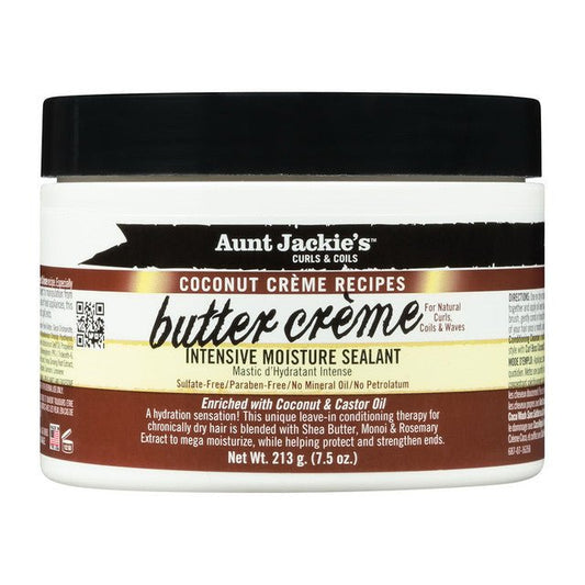 AUNT JACKIE'S Crème de Beurre de Coco Scellant Hydratant Intensif (212g)
