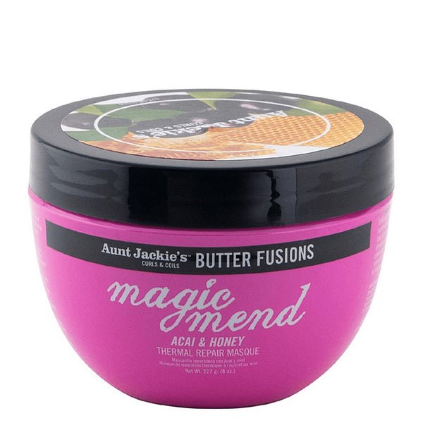 AUNT JACKIE'S Butter Fusions Magic Mend Masque Réparateur Thermique Açaï & Miel 236ml