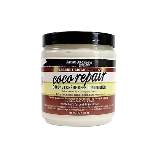 Aunt Jackie’s Coconut Creme Recipes Coco Repair-Après-shampoing réparateur intense 426g