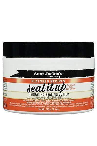 AUNT JACKIE'S Flaxseed Beurre Scellant Hydratant Scellez-le (213g)