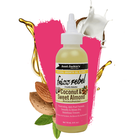 AUNT JACKIE'S FRIZZ REBEL HUILE DE COCO ET AMANDE DOUCE 177ML