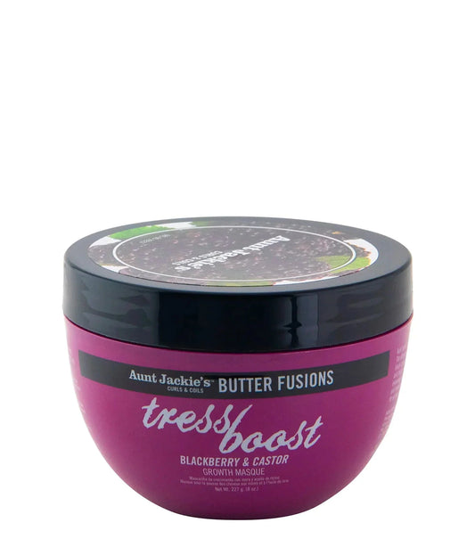 AUNT JACKIE’S Tress Boost – Masque Capillaire Croissance Mûre & Ricin