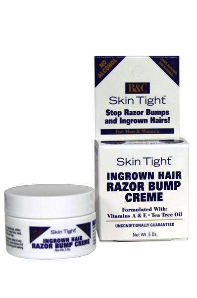 CRÈME POUR POILS INCARNÉS ET BOUTONS DE RASOIR B&C SKIN TIGHT 0,5 Oz
