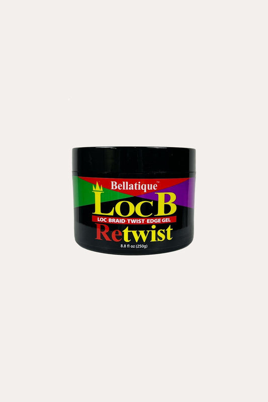 BELLATIQUE LOCB MAXIMUM HOLD LOC BRAID TWIST EDGE GEL 8.8OZ