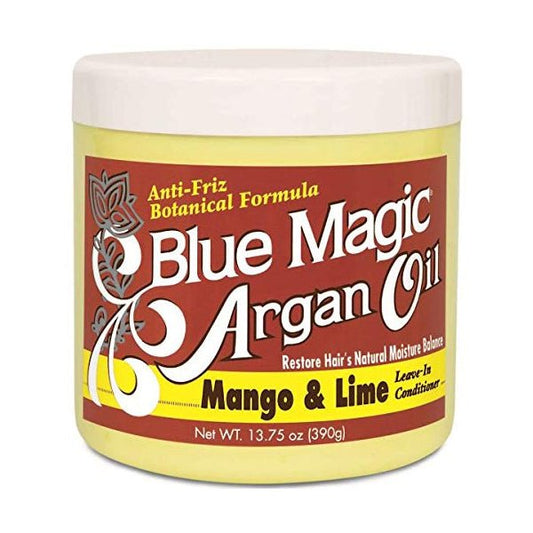 APRÈS-SHAMPOOING SANS RINÇAGE MANGUE ET CITRON VERT À L'HUILE D'ARGAN BLUE MAGIC 390 g