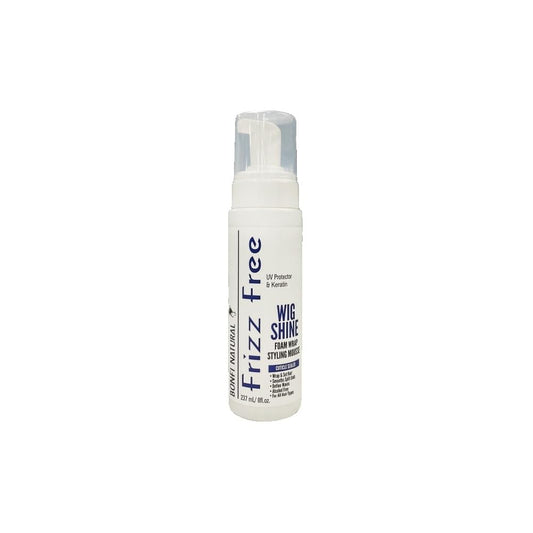 BONFI NATURAL FRIZZ FREE WIG SHINE FOAM WRAP STYLING MOUSSE 8OZ