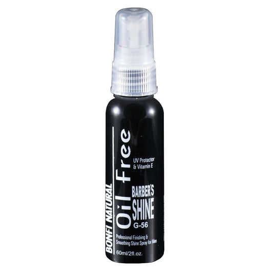BONFI HUILE NATURELLE SANS HUILE BRILLANCE DE BARBIER G-56 SPRAY DE FINITION ET LISSANT PROFESSIONNEL 2OZ