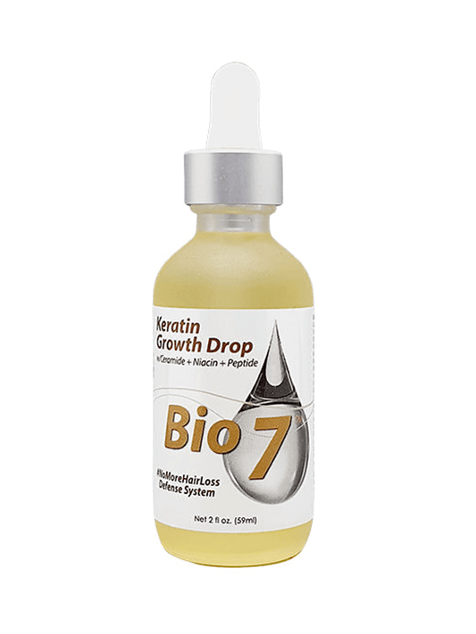 DE NATUERS BIO7 GOUTTES DE CROISSANCE KÉRATINE 2OZ