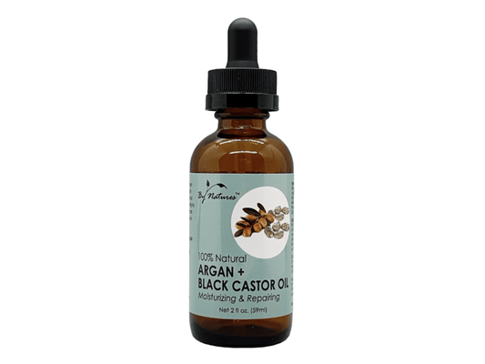 BY NATURE ARGAN + BLACK CASTOR OIL 2OZ