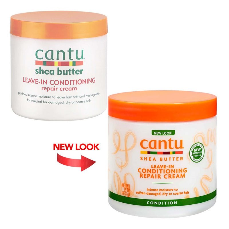 CANTU Crème Réparatrice Sans Rinçage au Beurre de Karité 453g