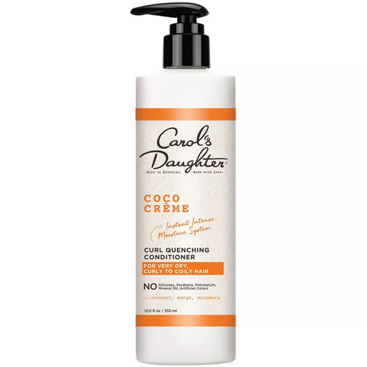 Après-shampoing hydratant CAROL'S DAUGHTER Coco Crème avec huile de coco pour cheveux très secs 355 ml