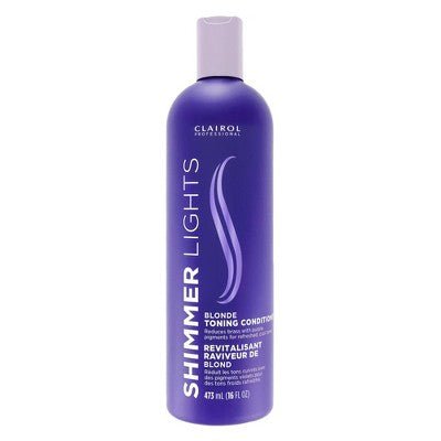 CLAIROL PROFESSIONAL SHIMMER LIGHTS APRÈS-SHAMPOOING DÉJAUNISSEUR CHEVEUX BLONDS 473ML