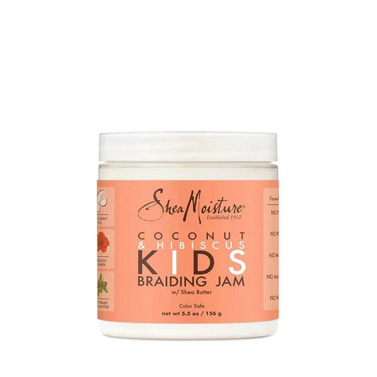 SHEA MOISTURE HUILE COCO & HIBISCUS POUR ENFANTS – GEL DE COIFFAGE POUR TRESSES 156g