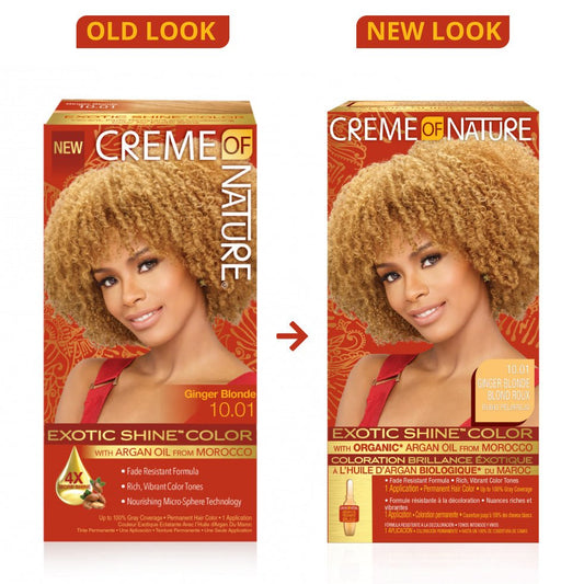 CREME OF NATURE PERMANENT HAIRCOLOR GINGER BLONDE 10.01